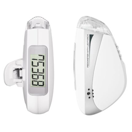 3-in-1 Personal Safety Alarm for Women & Teen Girls, 110dB Self Defense Keychain with Pedometer and LED Flashlight, Running Safety Devices, Cute College Dorm Travel Essentials